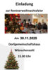 Veranstaltung: Rentnerweihnachtsfeier So 30. 11. 2025