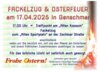 Veranstaltung: Fackelzug & Osterfeuer in Genschmar Do 17. 04. 2025