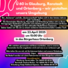 Veranstaltung: Ü60 in Glauburg, Ranstadt und Ortenberg - wir gestalten unsere Umgebung. Mi 23. 04. 2025