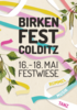 Veranstaltung: Birkenfest Colditz 16.  -  18. Mai 2025