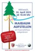 Veranstaltung: Maibaumaufstellen