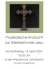 Veranstaltung: Musikalische Andacht Fr 18.04.2025