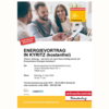 Veranstaltung: ENERGIEVORTRAG der Verbraucherzentrale Di 08.04.2025