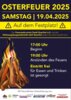 Veranstaltung: Osterfeuer Sa 19. 04. 2025