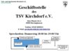 Flyer Geschäftsstelle Öffnungszeiten GS Flyer Geschäftsstelle Öffnungszeiten GS