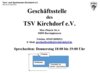 Flyer Geschäftsstelle Öffnungszeiten Flyer Geschäftsstelle Öffnungszeiten
