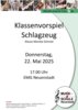 Veranstaltung: Klassenvorspiel Schlagzeug Do 22. 05. 2025