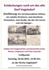 Veranstaltung: Entdeckungen rund um das alte Dorf Vogelsdorf Sa 26.04.2025