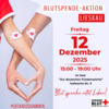 Veranstaltung: Blutspende Fr 12.​12.​2025
