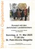 Veranstaltung: Stegelitzer Orgelsommer So 11. 05. 2025