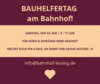 Veranstaltung: BAUHELFERTAG AM BAHNHOF Sa 03. 05. 2025