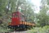 Museumsbahnzug am Einfahrsignal Museumsbahnzug am Einfahrsignal