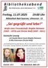 Veranstaltung: Szenische Lesung in der Gemeindebibliothek Bad Saarow Fr 11. 07. 2025