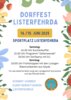 Veranstaltung: Dorffest Listerfehrda 14.  -  15. Jun 2025