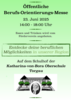 Veranstaltung: Öffentliche Berufs-Orientierungs-Messe Mo 23. 06. 2025