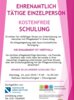 Veranstaltung: Ehrenamtliche einzelne Personen-Kostenfreie Schulung Di 24. 06. 2025
