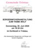 Veranstaltung: Infoveranstaltung zum Thema Wolf in Tröstau Do 26. 06. 2025