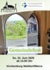 Veranstaltung: Gemeindefest Kirchengemeinde Walldorf So 22.06.2025