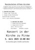 Veranstaltung: Konzert Pirow - Musikschulen öffnen Kirchen Sa 05. 07. 2025