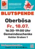 Veranstaltung: Blutspende in Oberbösa Fr 18. 07. 2025