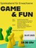 Veranstaltung: Spieleabend für Erwachsene Mi 16.07.2025