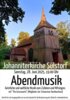 Veranstaltung: Abendmusik in der Johanniterkirche Sülstorf Sa 28.06.2025