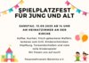 Veranstaltung: Spielplatzfest für Jung und Alt Sa 13.​09.​2025