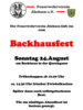 Veranstaltung: � Backhausfest des Feuerwehrvereins Jüchsen So 24.​08.​2025