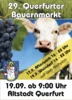 Veranstaltung: 29. Querfurter Bauernmarkt Sa 19.​09.​2026