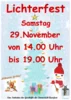 Veranstaltung: Lichterfest Sa 29.​11.​2025