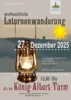 Veranstaltung: weihnachtliche Laternenwanderung Sa 27.​12.​2025