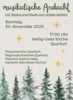 Veranstaltung: Musikalische Andacht zum ersten Advent in der Heilig-Geist Kirche Querfurt So 30.​11.​2025
