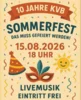 Plakat Sommerfest KVB