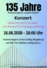 Veranstaltung: Jubil&auml;umskonzert zu 135 Jahre R&uuml;hlmann Orgel So 16.​08.​2026