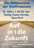 Veranstaltung: Gottesdienst der Konfirmanden So 15.​03.​2026