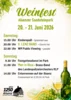 Veranstaltung: Weinfest  in Alsenz im Sandsteinpark / Otto‑Camper‑Park 20. – 21.06.2026