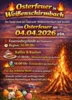 Veranstaltung: Osterfeuer in Wei&szlig;enschirmbach Sa 04.​04.​2026
