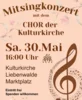 Veranstaltung: Mitsingkonzert Sa 30.05.2026