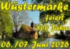 Veranstaltung: 800 Jahre W&uuml;stermarke 06. – 07.06.2026