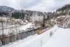 Murgtalbahn im Winter, Foto: Paul Gaertner, KVV