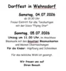 Veranstaltung: Dorffest Wehnsdorf 04. – 05.07.2026