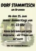 Veranstaltung: Dorf Stammtisch am Brunnen Do 27.​08.​2026