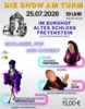 Veranstaltung: Freyensteiner Kultursommer: Die Show am Turm Sa 25.07.2026