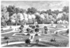 Das Parterre des Neuen Palais im Jahr 1869