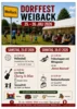 Veranstaltung: Dorffest Wei&szlig;ack 25. – 26.07.2026