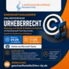 Veranstaltung: Online Seminar Teil I zum Thema Urheberrecht - Ehrenamtsakademie des LMV