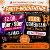 Veranstaltung: Partywochenende im Kulturhaus Plessa | kleiner Saal 12. – 13.09.2026