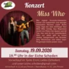 Veranstaltung: Konzert Miss Who Sa 19.​09.​2026