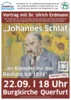 Vortrag über Johannes Schlaf am 22. September in der Burgkirche