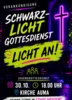 Veranstaltung: Schwarzlicht Gottesdienst Fr 30.​10.​2026
